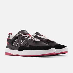 New Balance Black White Red Accent Men's Sneakers